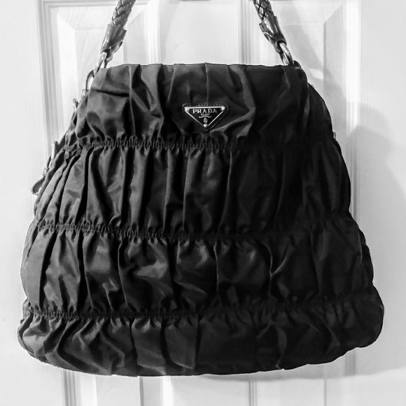 Prada Handbags - Prada nylon Tessuto Gaufre hobo